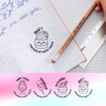 Sweet desserts 4-pack Stamps