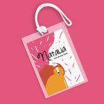 Lion Party Name Tag