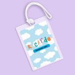 Over clouds Name Tag