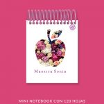 Blossom Apple Mini Notebook