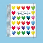 Color Hearts Notebook