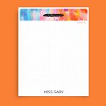 Difference Colors Teacher Notepad