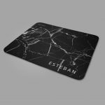 Black Marble Business Mouse Pad