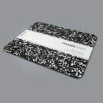 Retro Notebook Business Mouse Pad