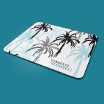 Sketch Palms Business Mouse Pad