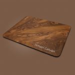 Wooden Business Mouse Pad