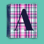 Letter Flannel Notebook