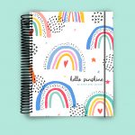 Dots and rainbows Baby Planner
