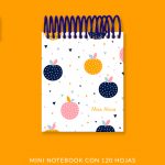 Apples and Triangles Mini Notebook