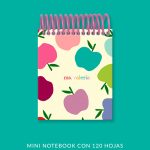 Colorful Apples Mini Notebook