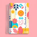 Shapes and Flowers Pocket Notebook