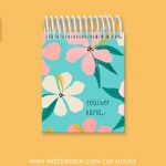 Tropical Lilie Mini Notebook