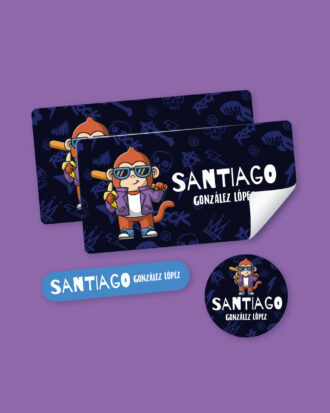 Bad Gorilla School Stickers