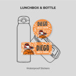 Basket Shoes Waterproof Stickers