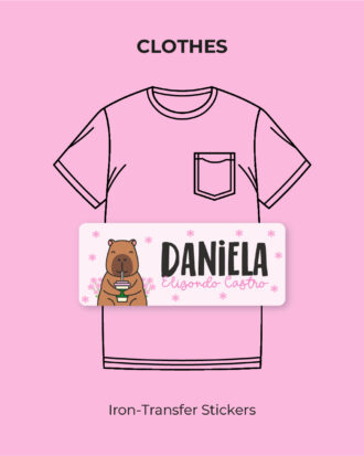 Capibara Coffee Iron-transfer stickers