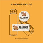 Capibara Skater Waterproof Stickers