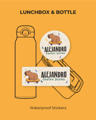 Capibara Skater Waterproof Stickers