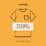 Colored Stars Iron-transfer stickers