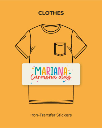 Colored Stars Iron-transfer stickers