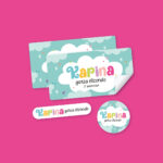 Colorful Cloud  School Stickers