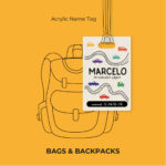 Crazy Road Acrylic Name Tag