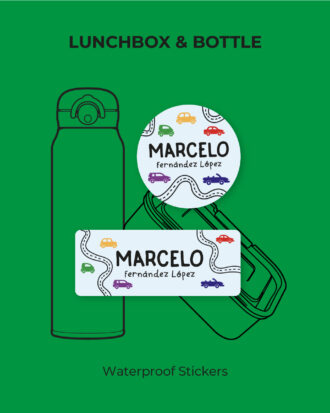 Crazy Road Waterproof Stickers