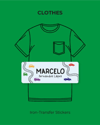 Crazy Road Iron-transfer stickers