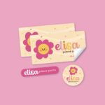 Cute Flower School Stickers