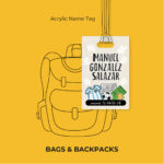 Football Fan Acrylic Name Tag