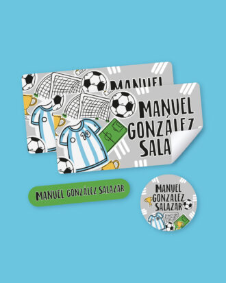 Football Fan School Stickers