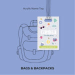 Girly Things Acrylic Name Tag