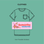 Groovy Skate rollers Iron-transfer stickers