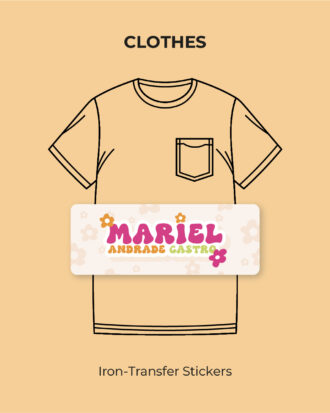 Groovy Spring Iron-transfer stickers