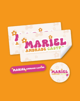 Groovy Spring School Stickers