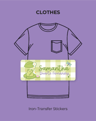 Lovely Frog Iron-transfer stickers