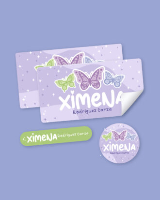 Magic Butterfly School Stickers