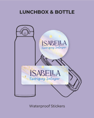 Magic Purple  Waterproof Stickers