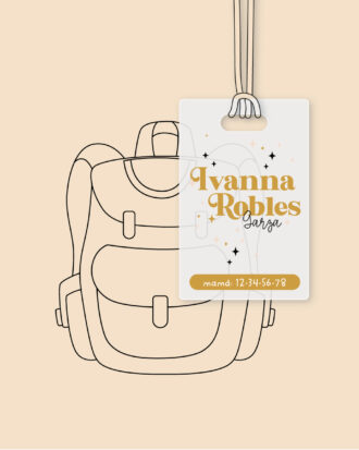 Magical Aesthetic Acrylic Name Tag