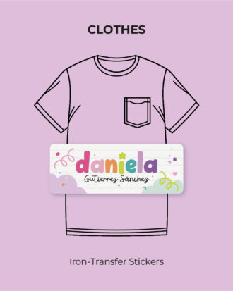 Rainbow Sketchbook Iron-transfer stickers