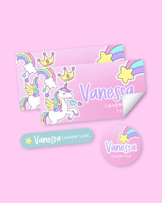 Rainbow Stars School Stickers