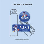 Space Rocketf  Waterproof Stickers