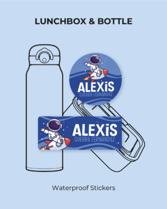 Space Rocketf  Waterproof Stickers