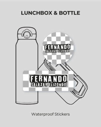 Stencil Waterproof Stickers