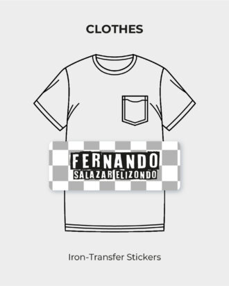 Stencil Iron-transfer stickers