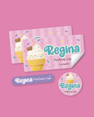 Sweet Vanilla School Stickers