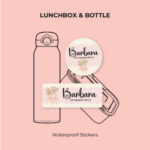 Tiny Ballerina Waterproof Stickers