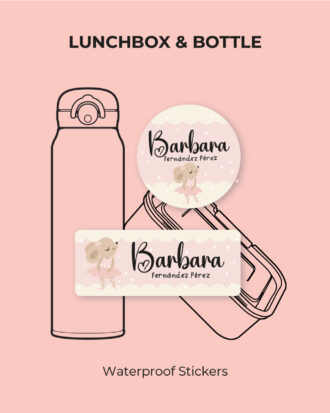 Tiny Ballerina Waterproof Stickers