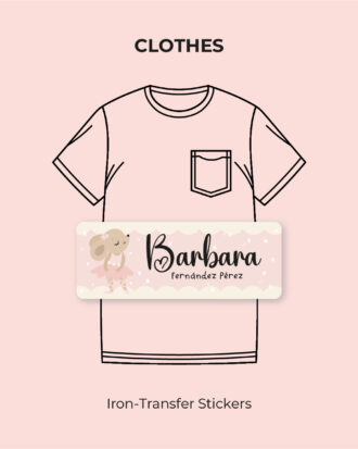 Tiny Ballerina Iron-transfer stickers