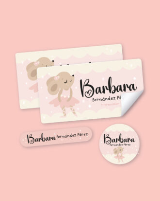 Tiny Ballerina School Stickers