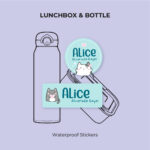 Two Kitties Waterproof Stickers